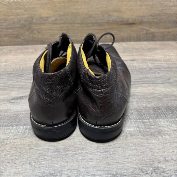 Sandro Moscoloni Brown Leather Cap Toe Oxford Shoe Men's Size 11 - Picture 3 of 7